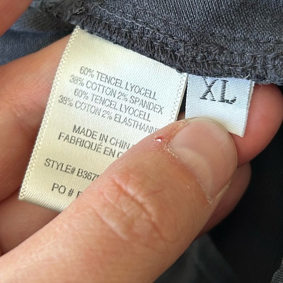 Bella Dahl Dark Grey Jogger Pants Size XL - Picture 6 of 9